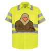 High Visibility Safety Short Sleeve Work Shirt Thumbnail