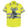 High Visibility Safety Short Sleeve Work Shirt Thumbnail