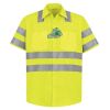 High Visibility Safety Short Sleeve Work Shirt Thumbnail