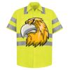 High Visibility Safety Short Sleeve Work Shirt Thumbnail