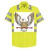 High Visibility Safety Short Sleeve Work Shirt Thumbnail