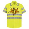 High Visibility Safety Short Sleeve Work Shirt Thumbnail