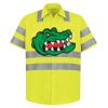 High Visibility Safety Short Sleeve Work Shirt Thumbnail