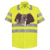 High Visibility Safety Short Sleeve Work Shirt Thumbnail