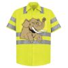 High Visibility Safety Short Sleeve Work Shirt Thumbnail