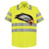 High Visibility Safety Short Sleeve Work Shirt Thumbnail