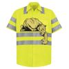 High Visibility Safety Short Sleeve Work Shirt Thumbnail