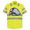 High Visibility Safety Short Sleeve Work Shirt Thumbnail