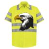 High Visibility Safety Short Sleeve Work Shirt Thumbnail