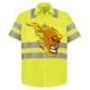 High Visibility Safety Short Sleeve Work Shirt Thumbnail