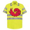 High Visibility Safety Short Sleeve Work Shirt Thumbnail