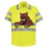 High Visibility Safety Short Sleeve Work Shirt Thumbnail