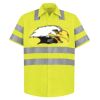 High Visibility Safety Short Sleeve Work Shirt Thumbnail