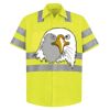 High Visibility Safety Short Sleeve Work Shirt Thumbnail