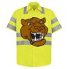 High Visibility Safety Short Sleeve Work Shirt Thumbnail