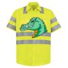 High Visibility Safety Short Sleeve Work Shirt Thumbnail