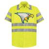 High Visibility Safety Short Sleeve Work Shirt Thumbnail