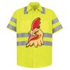 High Visibility Safety Short Sleeve Work Shirt Thumbnail