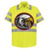 High Visibility Safety Short Sleeve Work Shirt Thumbnail