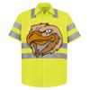 High Visibility Safety Short Sleeve Work Shirt Thumbnail