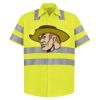 High Visibility Safety Short Sleeve Work Shirt Thumbnail