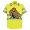 High Visibility Safety Short Sleeve Work Shirt Thumbnail