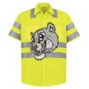 High Visibility Safety Short Sleeve Work Shirt Thumbnail