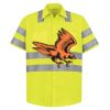 High Visibility Safety Short Sleeve Work Shirt Thumbnail