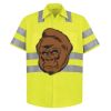 High Visibility Safety Short Sleeve Work Shirt Thumbnail