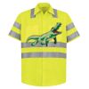 High Visibility Safety Short Sleeve Work Shirt Thumbnail