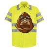 High Visibility Safety Short Sleeve Work Shirt Thumbnail