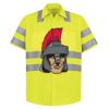 High Visibility Safety Short Sleeve Work Shirt Thumbnail