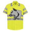 High Visibility Safety Short Sleeve Work Shirt Thumbnail