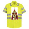 High Visibility Safety Short Sleeve Work Shirt Thumbnail