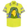 High Visibility Safety Short Sleeve Work Shirt Thumbnail