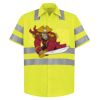 High Visibility Safety Short Sleeve Work Shirt Thumbnail