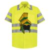 High Visibility Safety Short Sleeve Work Shirt Thumbnail