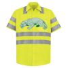 High Visibility Safety Short Sleeve Work Shirt Thumbnail