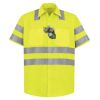 High Visibility Safety Short Sleeve Work Shirt Thumbnail