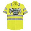 High Visibility Safety Short Sleeve Work Shirt Thumbnail