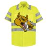 High Visibility Safety Short Sleeve Work Shirt Thumbnail