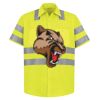 High Visibility Safety Short Sleeve Work Shirt Thumbnail