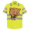 High Visibility Safety Short Sleeve Work Shirt Thumbnail