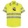 High Visibility Safety Short Sleeve Work Shirt Thumbnail