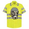 High Visibility Safety Short Sleeve Work Shirt Thumbnail