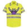 High Visibility Safety Short Sleeve Work Shirt Thumbnail