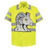 High Visibility Safety Short Sleeve Work Shirt Thumbnail