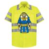 High Visibility Safety Short Sleeve Work Shirt Thumbnail