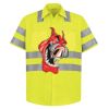 High Visibility Safety Short Sleeve Work Shirt Thumbnail