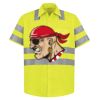 High Visibility Safety Short Sleeve Work Shirt Thumbnail